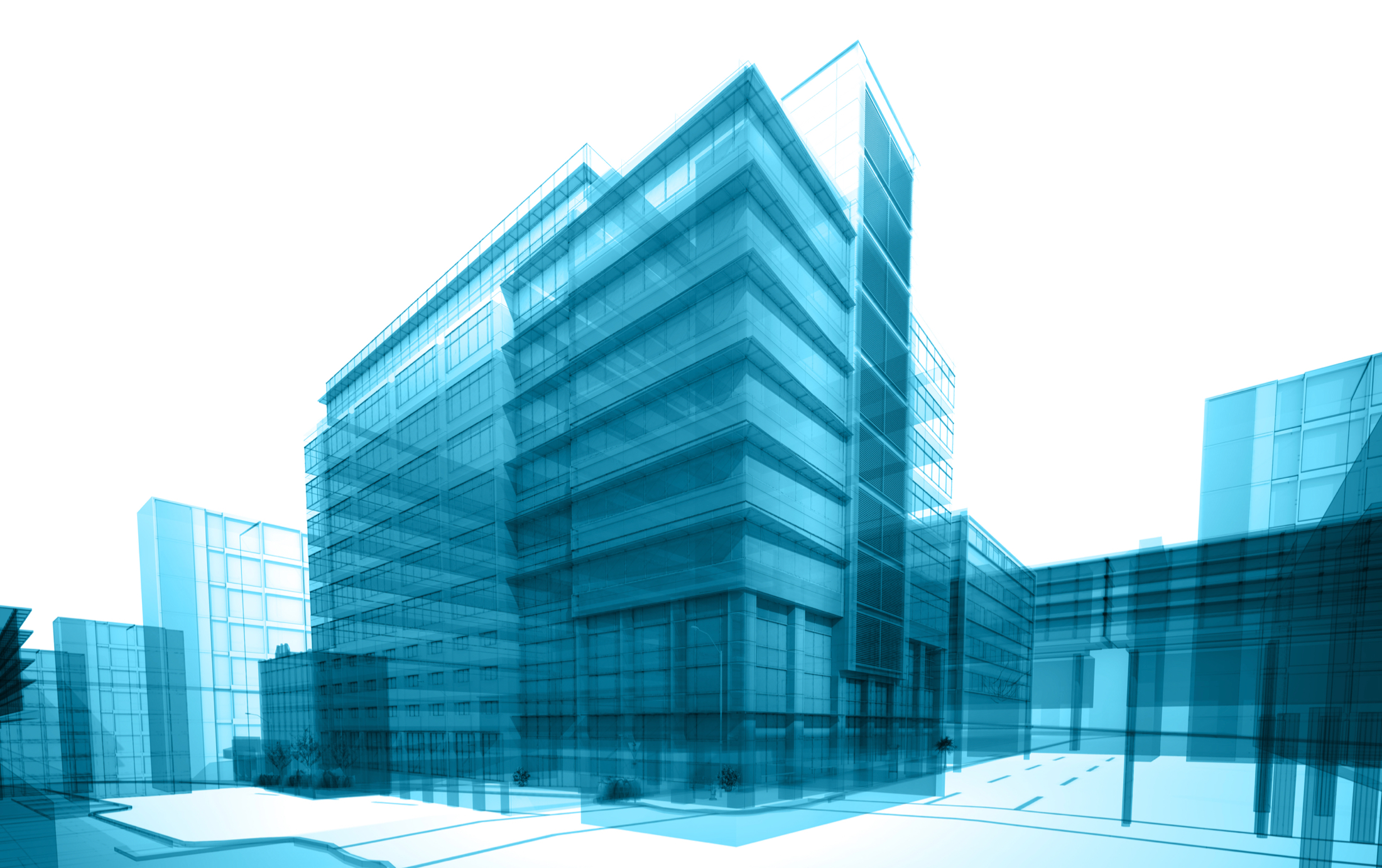 transparent building